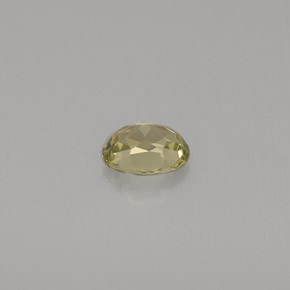 Crisoberilo verde natural 0,46ct, corte oval, VVS-VS