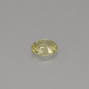Crisoberilo verde natural 0,44ct, corte oval, VS