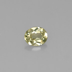 Crisoberilo verde natural 0,52ct, corte oval, VS