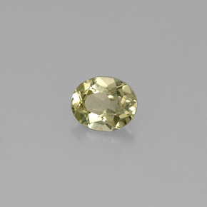Crisoberilo verde natural 0,52ct, corte oval, VS