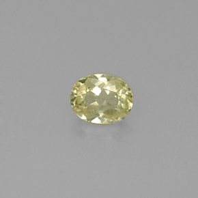 Crisoberilo verde natural 0,53ct, corte oval, VS