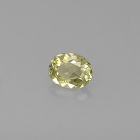Crisoberilo verde natural 0,53ct, corte oval, VS