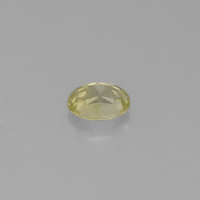 Crisoberilo verde natural 0,53ct, corte oval, VS