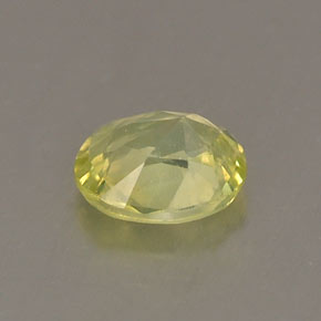 Crisoberilo verde natural 0,42ct, corte oval, VS