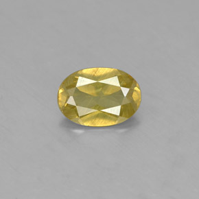 Crisoberilo verde natural 0,93ct, corte oval, VS