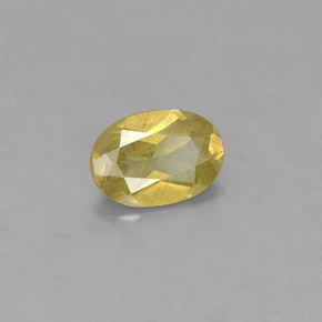 Crisoberilo verde natural 0,93ct, corte oval, VS