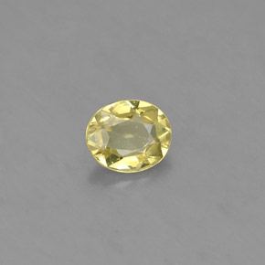Crisoberilo verde natural 0,56ct, corte oval, VS