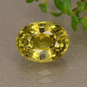 Crisoberilo verde natural 1,89ct, corte oval, VS