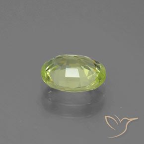 Crisoberilo Amarelo verde Natural 1.27ct, oval, VVS-VS