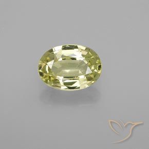1.14ct Natural Limão amarelo Crisoberilo, oval, VS
