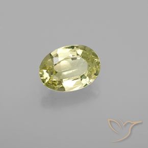 Crisoberilo Limão amarelo Natural 1.14ct, oval, VS
