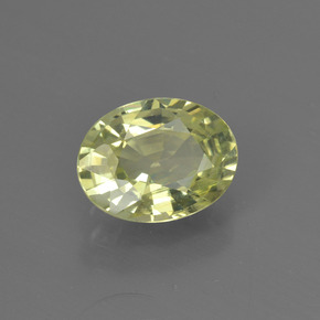Crisoberilo Verde Dourado Natural 1.48ct, Corte Oval, VVS