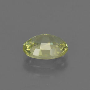 Crisoberilo Verde Dourado Natural 1.48ct, Corte Oval, VVS