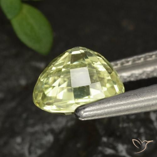 Crisoberilo Amarelo verde Natural 1.16ct, oval, VS-SI
