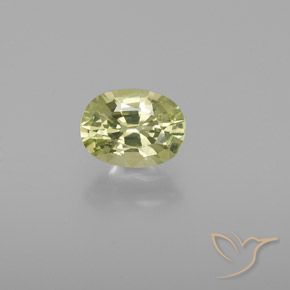 0.97ct Natural amarelo médio Crisoberilo, oval, VVS-VS