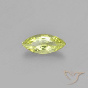 Crisoberilo Limão amarelo Natural 1.26ct, Marquesa, VVS