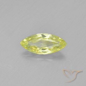 Crisoberilo amarelo médio Natural 1.46ct, Marquesa, VVS-VS