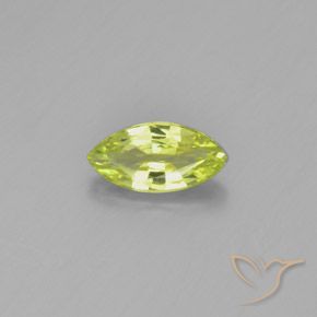 1.01ct Natural amarelo médio Crisoberilo, Marquesa, VVS