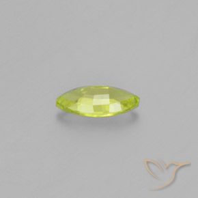 Crisoberilo amarelo médio Natural 1.01ct, Marquesa, VVS