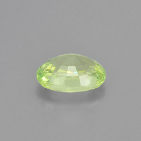 Crisoberilo verde natural 1,08ct, corte oval, VVS-VS