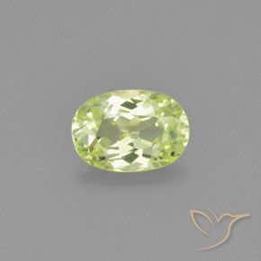 1.07ct Natural Amarelo limão claro Crisoberilo, oval, VVS-VS