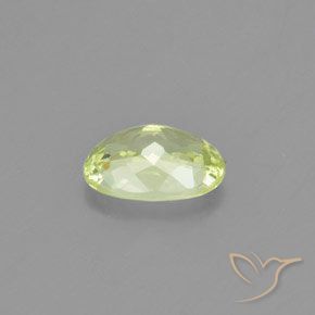 Crisoberilo Amarelo limão claro Natural 1.07ct, oval, VVS-VS