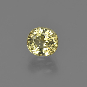 Crisoberilo verde natural 1,06ct, corte oval, VVS-VS