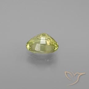 Crisoberilo Amarelo esverdeado Natural 1.31ct, oval, VVS-VS