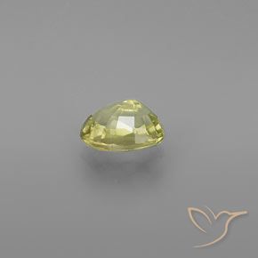 Crisoberilo amarelo médio Natural 1.24ct, oval, VVS-VS