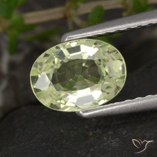 1.17ct Natural Luz verde Crisoberilo, oval, VVS-VS