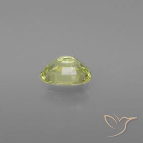 Crisoberilo amarelo médio Natural 1.22ct, oval, VVS-VS