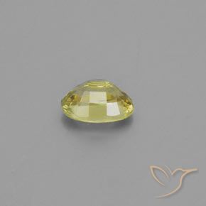 Crisoberilo Amarelo claro médio Natural 1.01ct, oval, VVS-VS