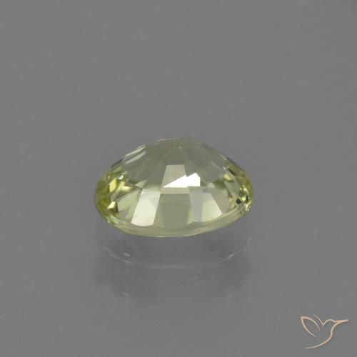 Crisoberilo verde natural 1,08ct, corte oval, VVS