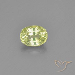 1.15ct Natural Limão amarelo Crisoberilo, oval, VVS