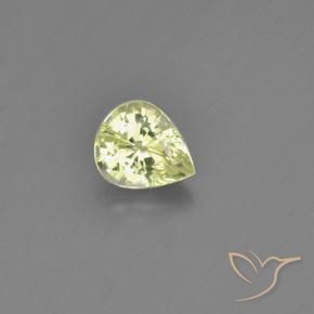 1.13ct Natural Limão amarelo Crisoberilo, Formato de pêra, VVS