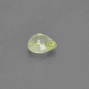 Crisoberilo Verde Dourado Natural 1.28ct, Formato de pêra, VVS-VS