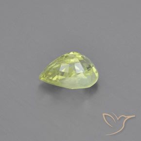 Crisoberilo Verde Pêra Claro Natural 1.07ct, Formato de pêra, VVS-VS