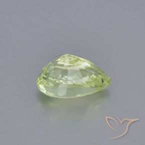 Crisoberilo Luz verde Natural 1.26ct, Formato de pêra, VVS-VS