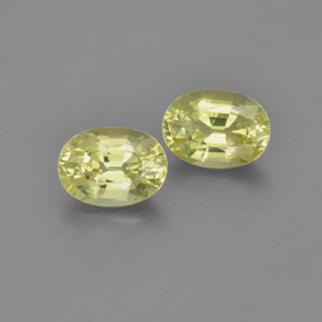 Pedras preciosas de crisoberilo amarelo natural de 2,07 ct, corte oval, VVS-VS
