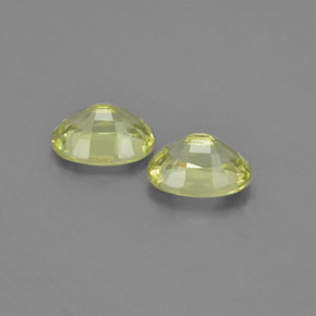 Pedras preciosas de crisoberilo amarelo natural de 2,07 ct, corte oval, VVS-VS