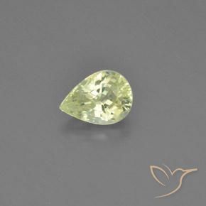 1.10ct Natural Limão amarelo Crisoberilo, Formato de pêra, VVS-VS
