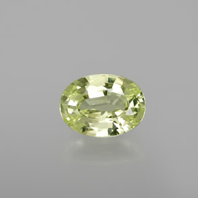 Crisoberilo verde natural 1,03ct, corte oval, VVS-VS