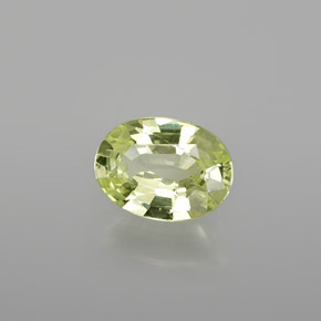 Crisoberilo verde natural 1,03ct, corte oval, VVS-VS