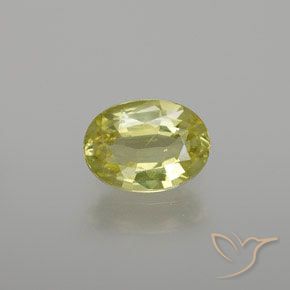1.20ct Natural amarelo médio Crisoberilo, oval, VS