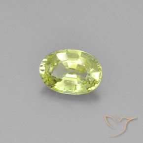 Crisoberilo Luz amarela Natural 1.00ct, oval, VVS