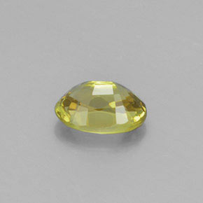 Crisoberilo Milho Amarelo Claro Natural 1.36ct, Corte Oval, VVS