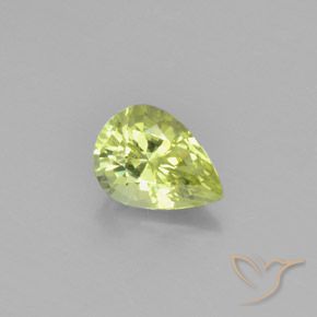 1.07ct Natural Luz amarela Crisoberilo, Formato de pêra, VVS