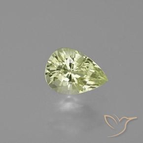 0.98ct Natural amarelo médio Crisoberilo, Formato de pêra, VVS