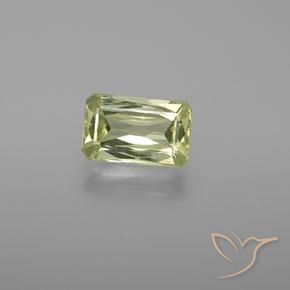 1.44ct Natural Luz verde Crisoberilo, Corte Esmeralda, VS