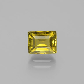 Crisoberilo Amarelo esverdeado Natural 1.78ct, baguete, VS